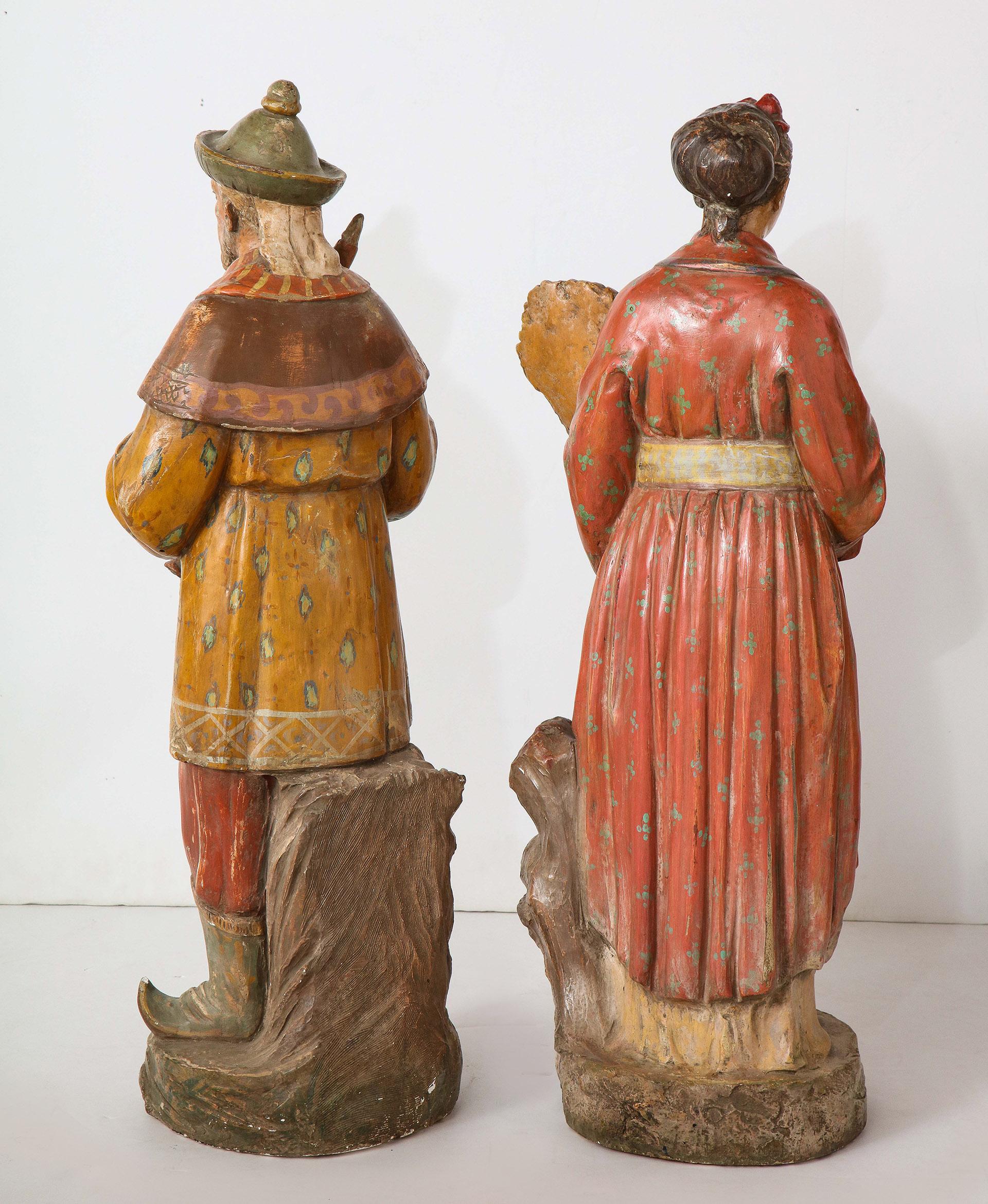 Pair of English Figures  For Sale 2
