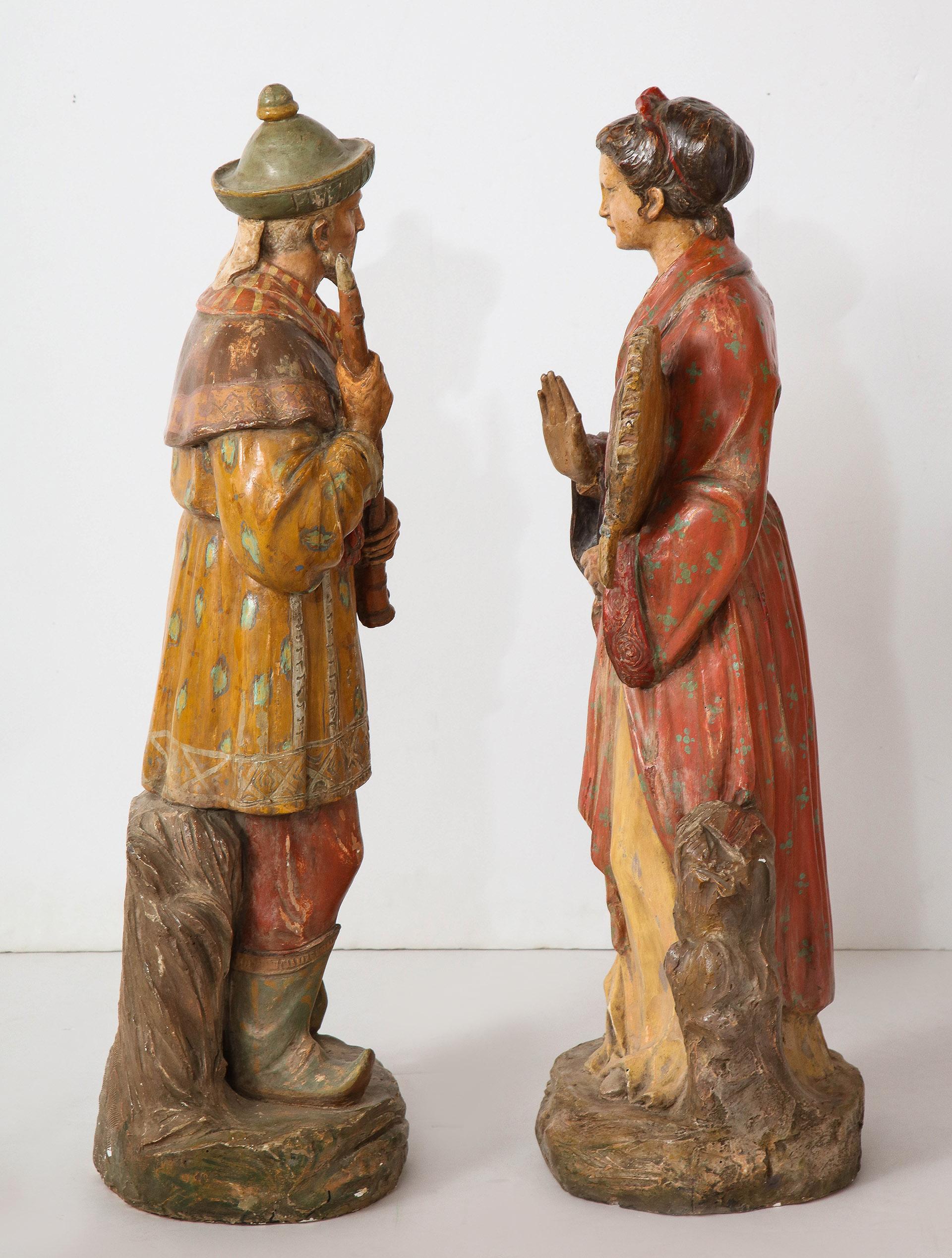Pair of English Figures  For Sale 3