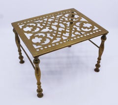 Pair of English Georgian Brass Fire Trivets