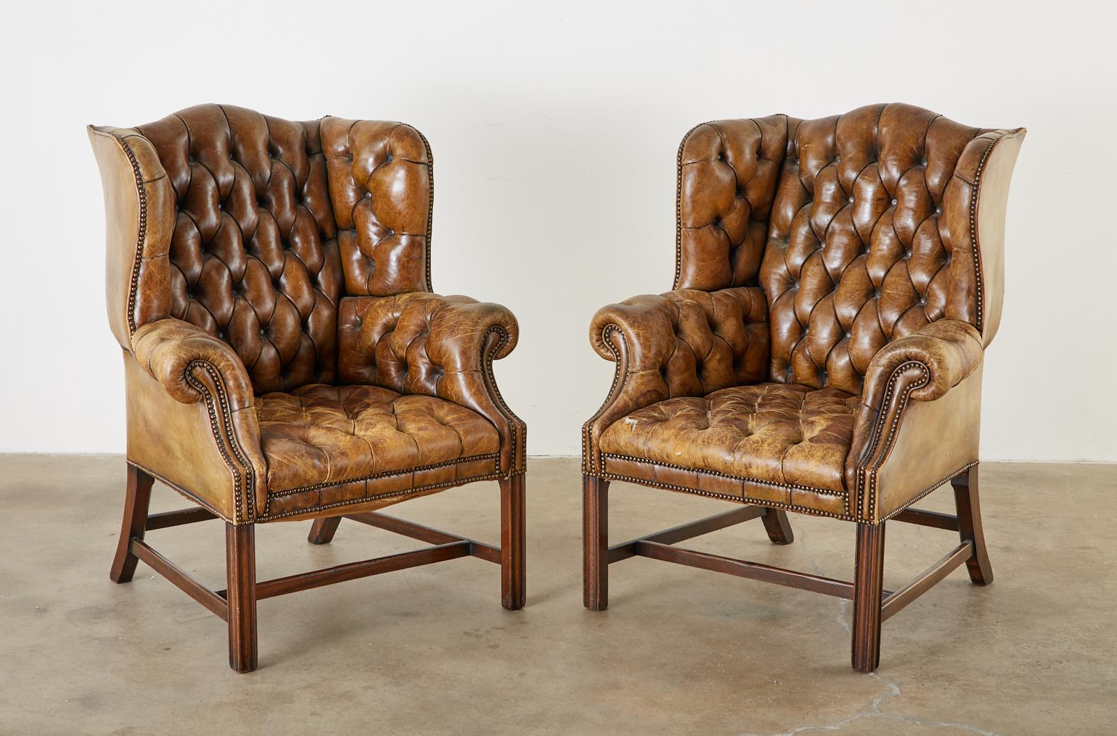 cigar chairs leather