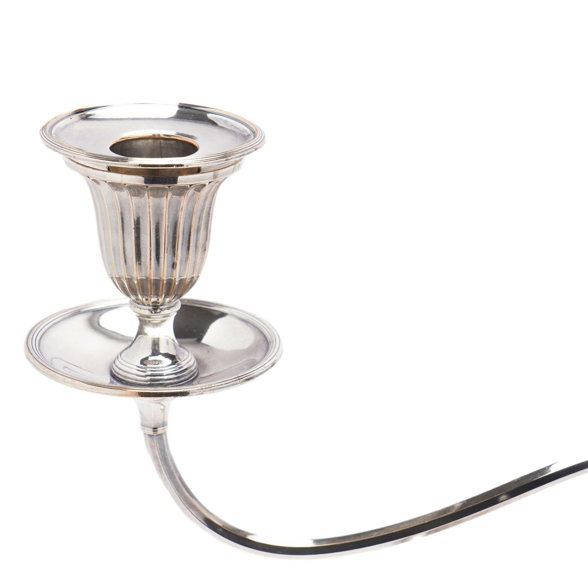 Coppia di candelabri inglesi georgiani Old Sheffield, 1780-90 ca. in vendita 8