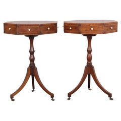 Pair of English Georgian Revival Side Tables