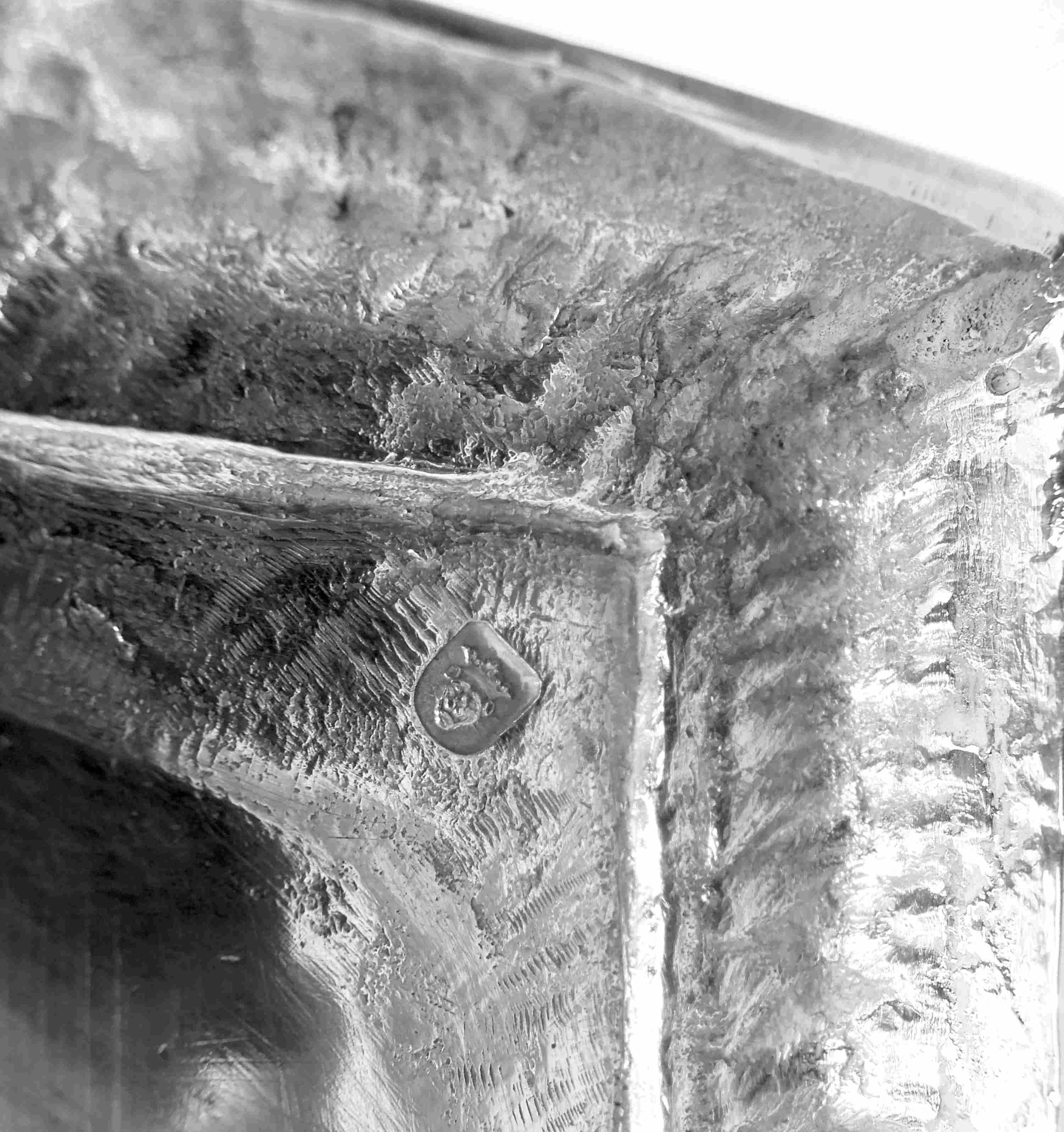 Argento 925 Coppia di candelabri inglesi georgiani in argento sterling, 1766 in vendita