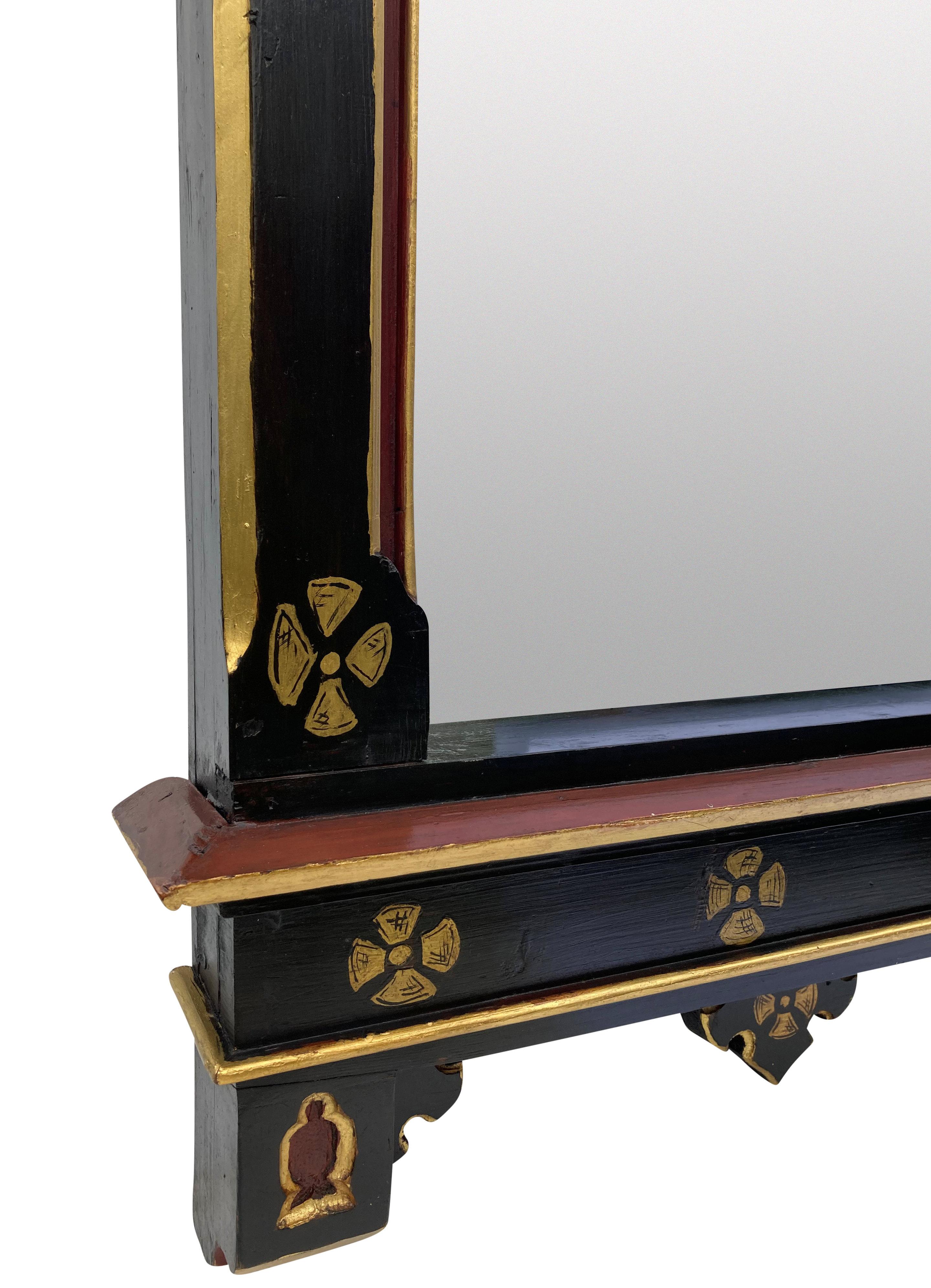 Late 19th Century Pair Of English Gothic Mirrors In The Manner Of Pugin For Sale