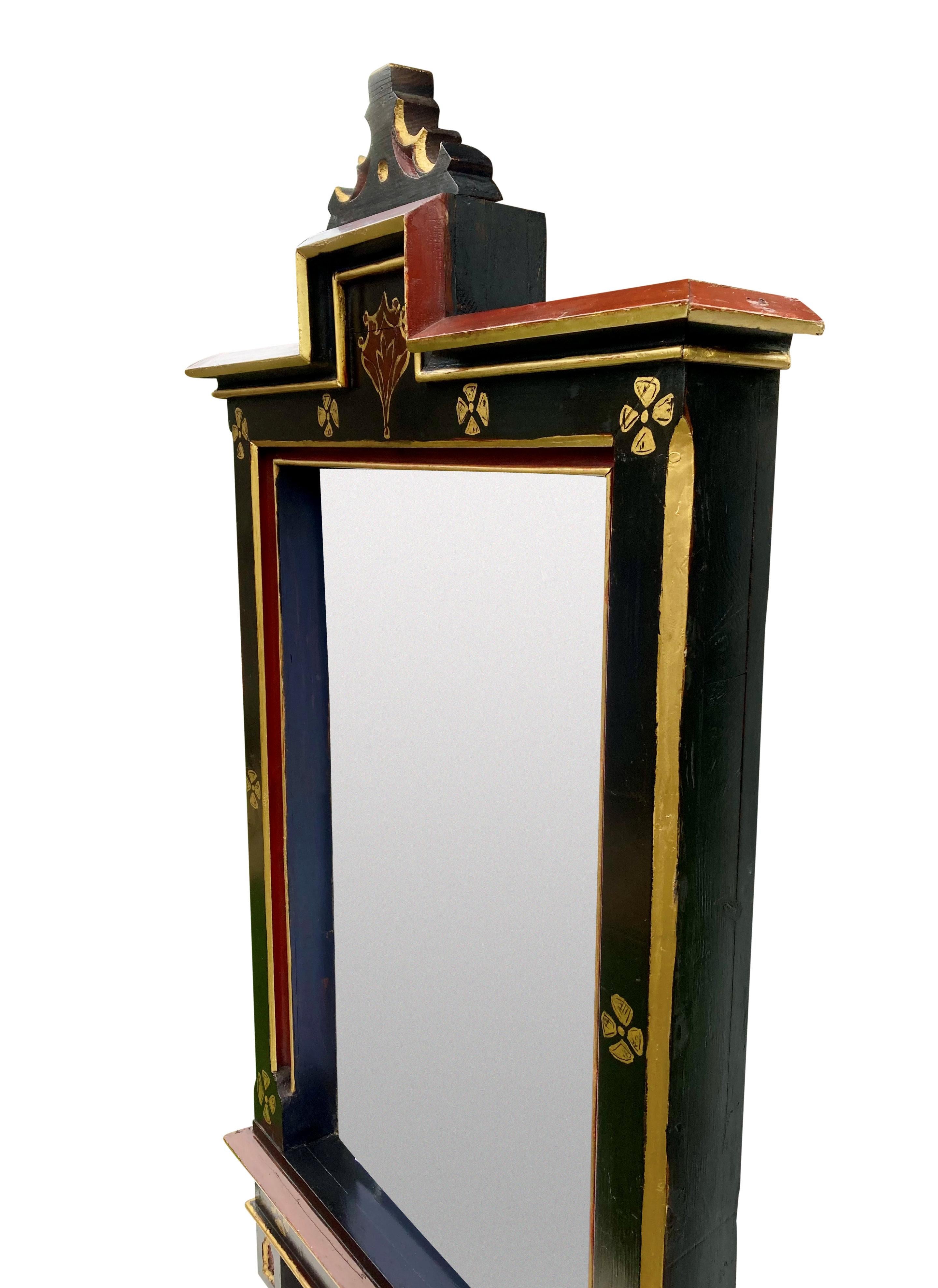Pair Of English Gothic Mirrors In The Manner Of Pugin For Sale 2