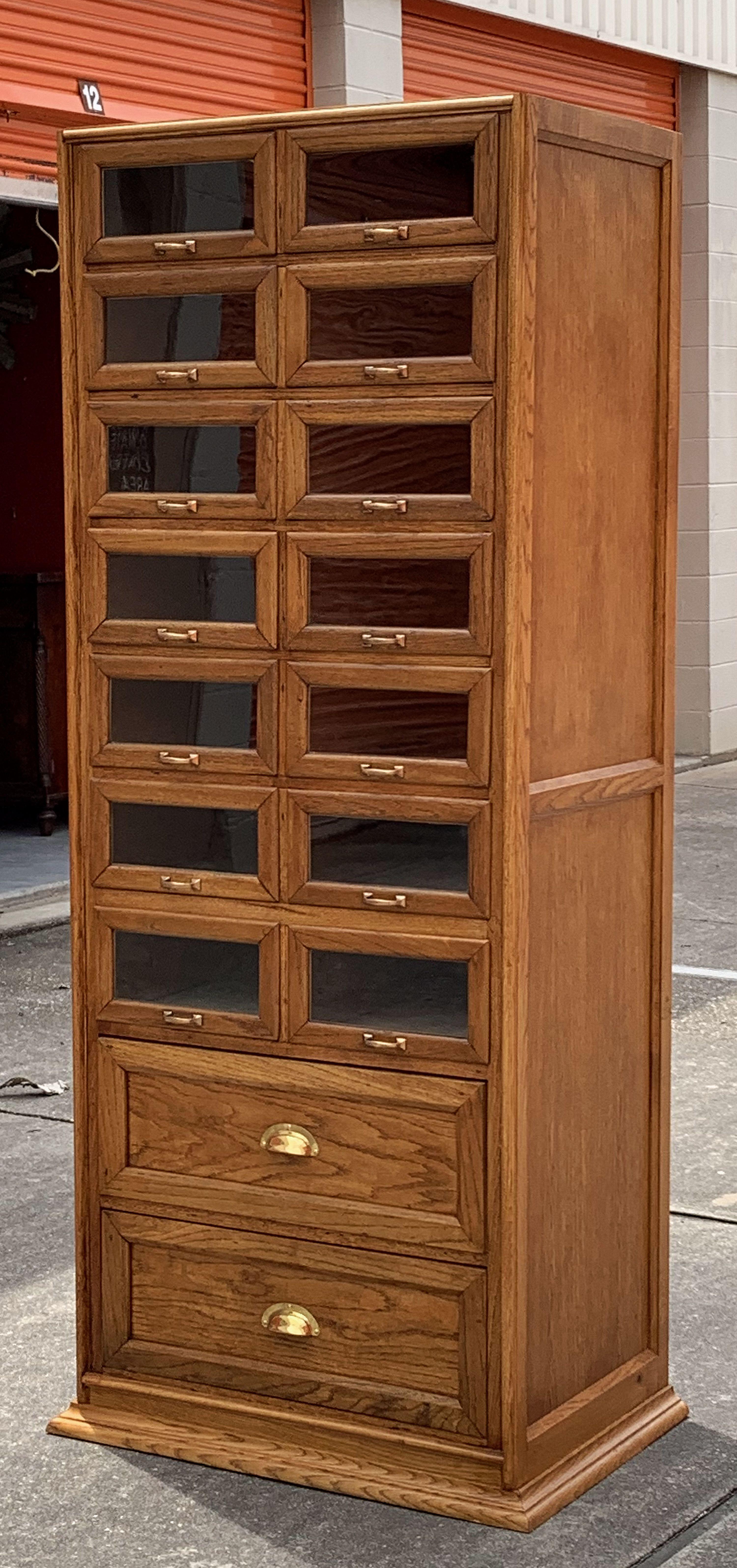 Pair of English Haberdashery Cabinets, 'Individually Priced' 4