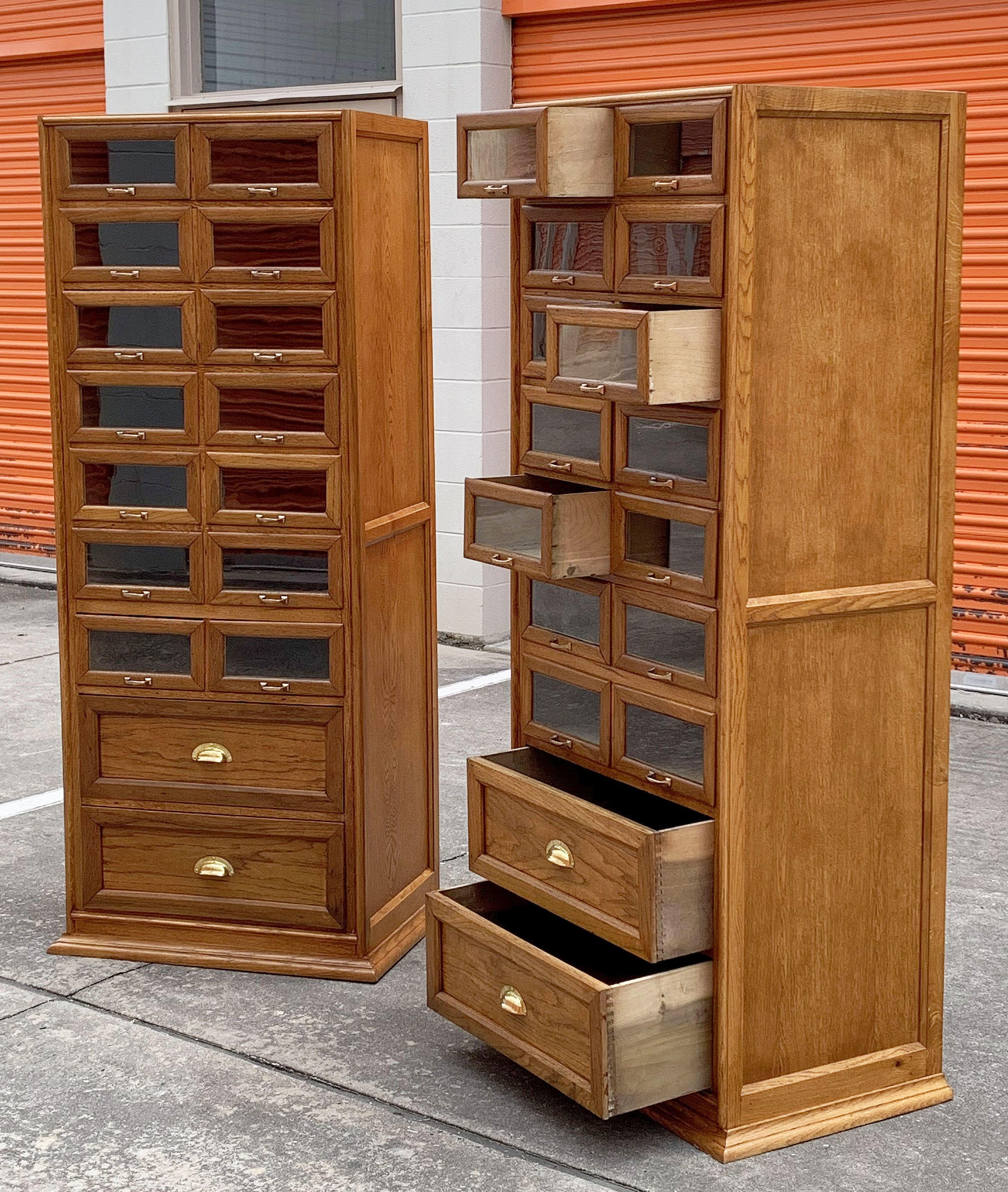 Pair of English Haberdashery Cabinets, 'Individually Priced' 6