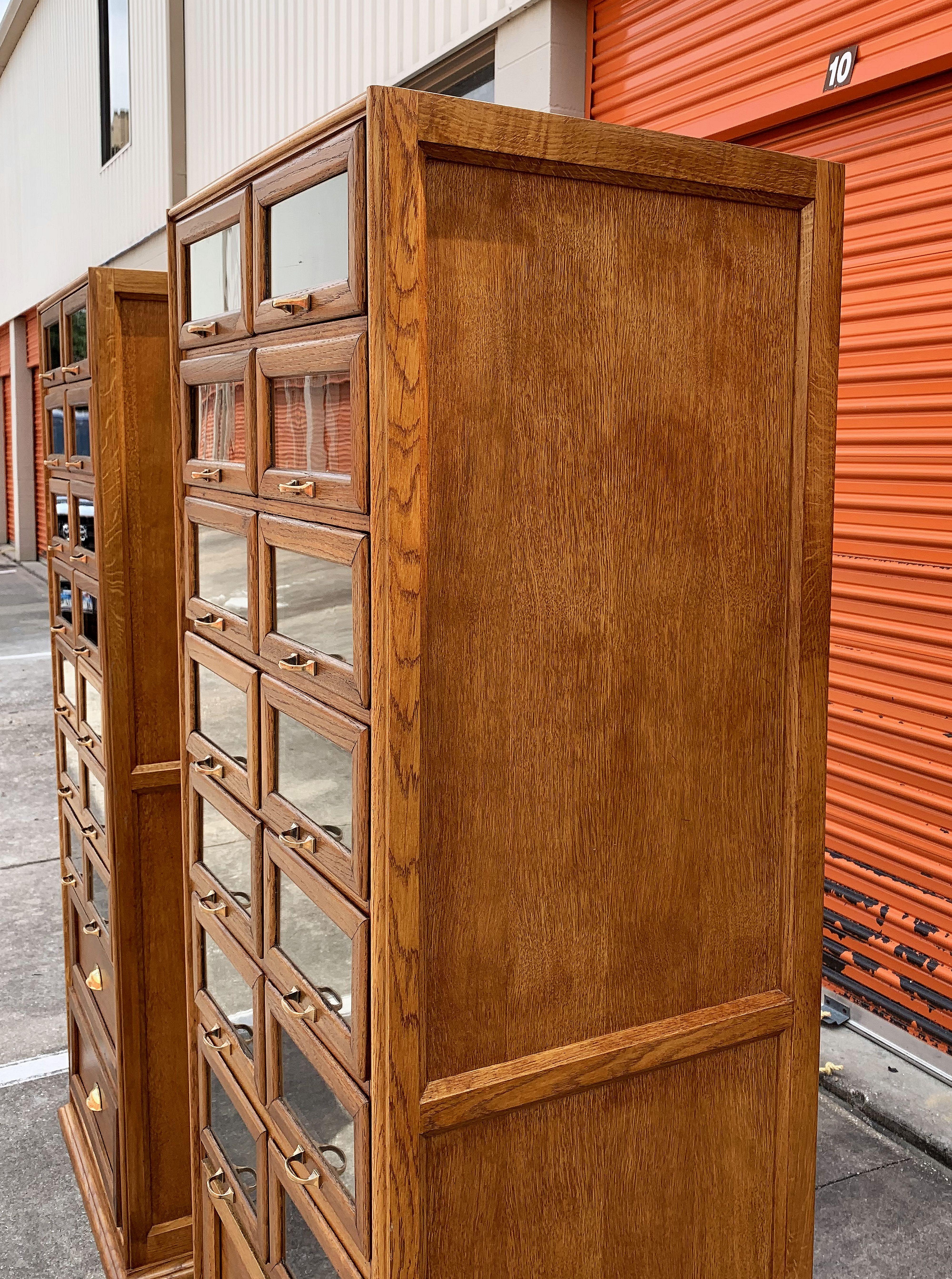 Pair of English Haberdashery Cabinets, 'Individually Priced' 8