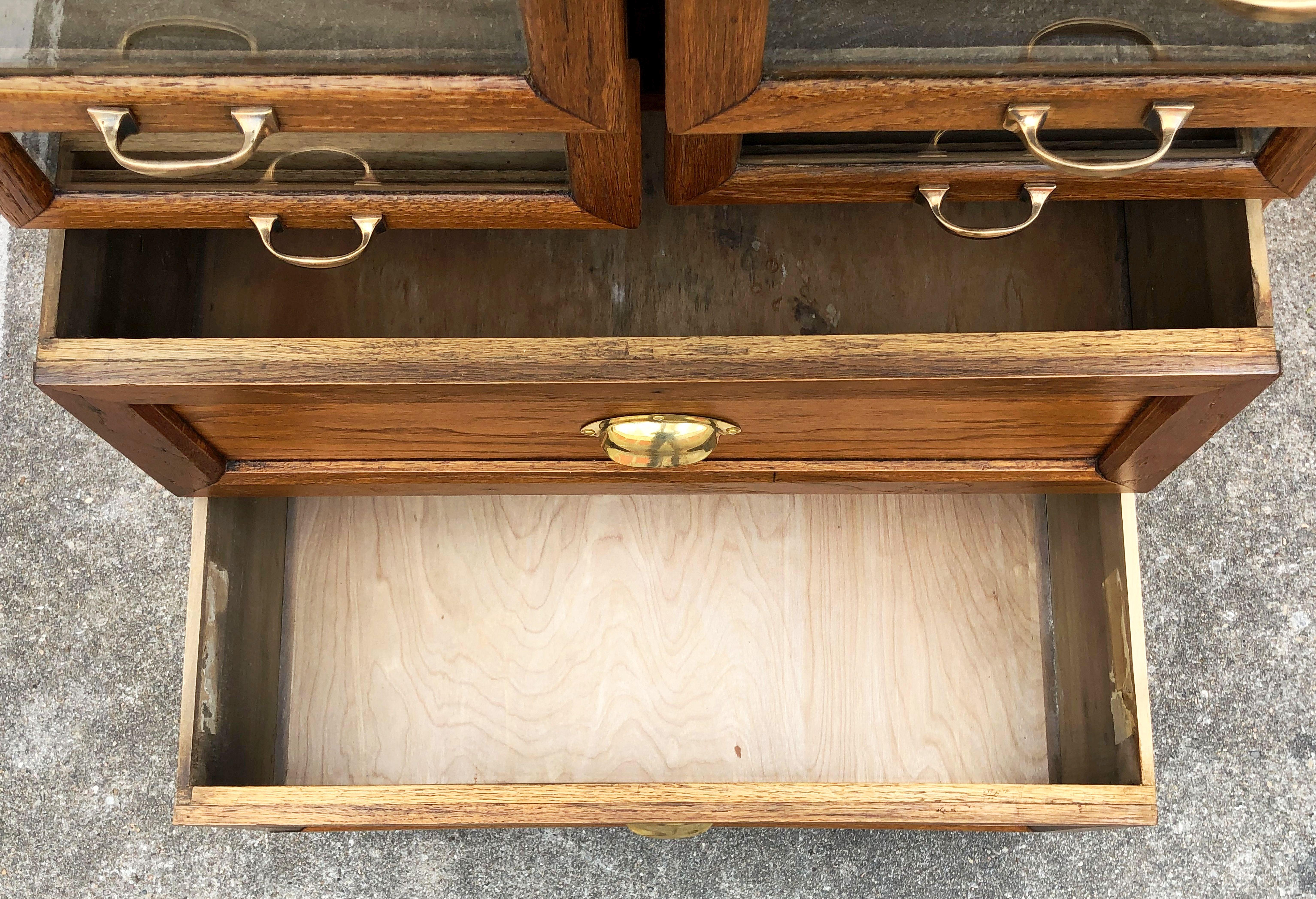 Pair of English Haberdashery Cabinets, 'Individually Priced' 11