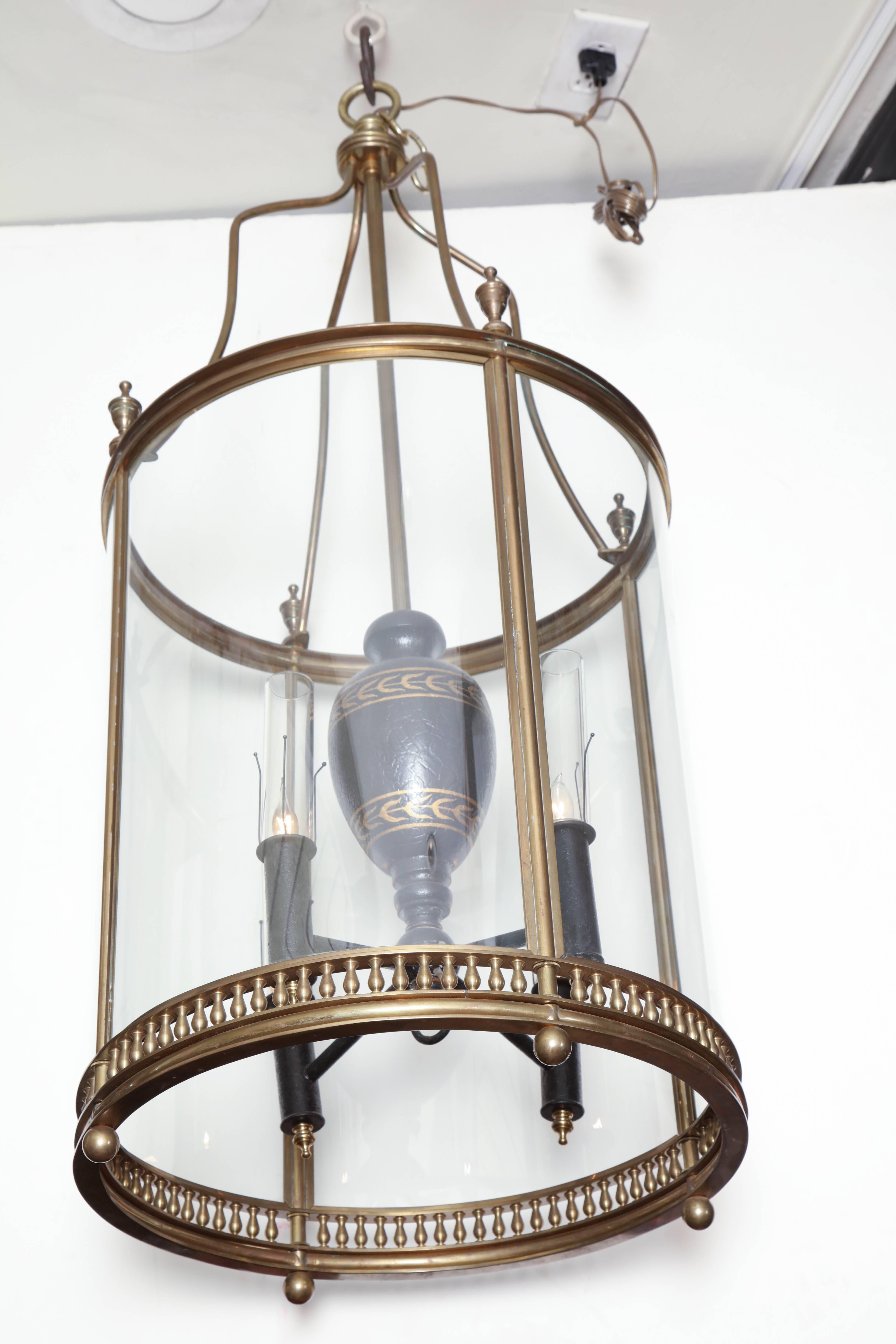19th Century Pair of English Hall Lanterns