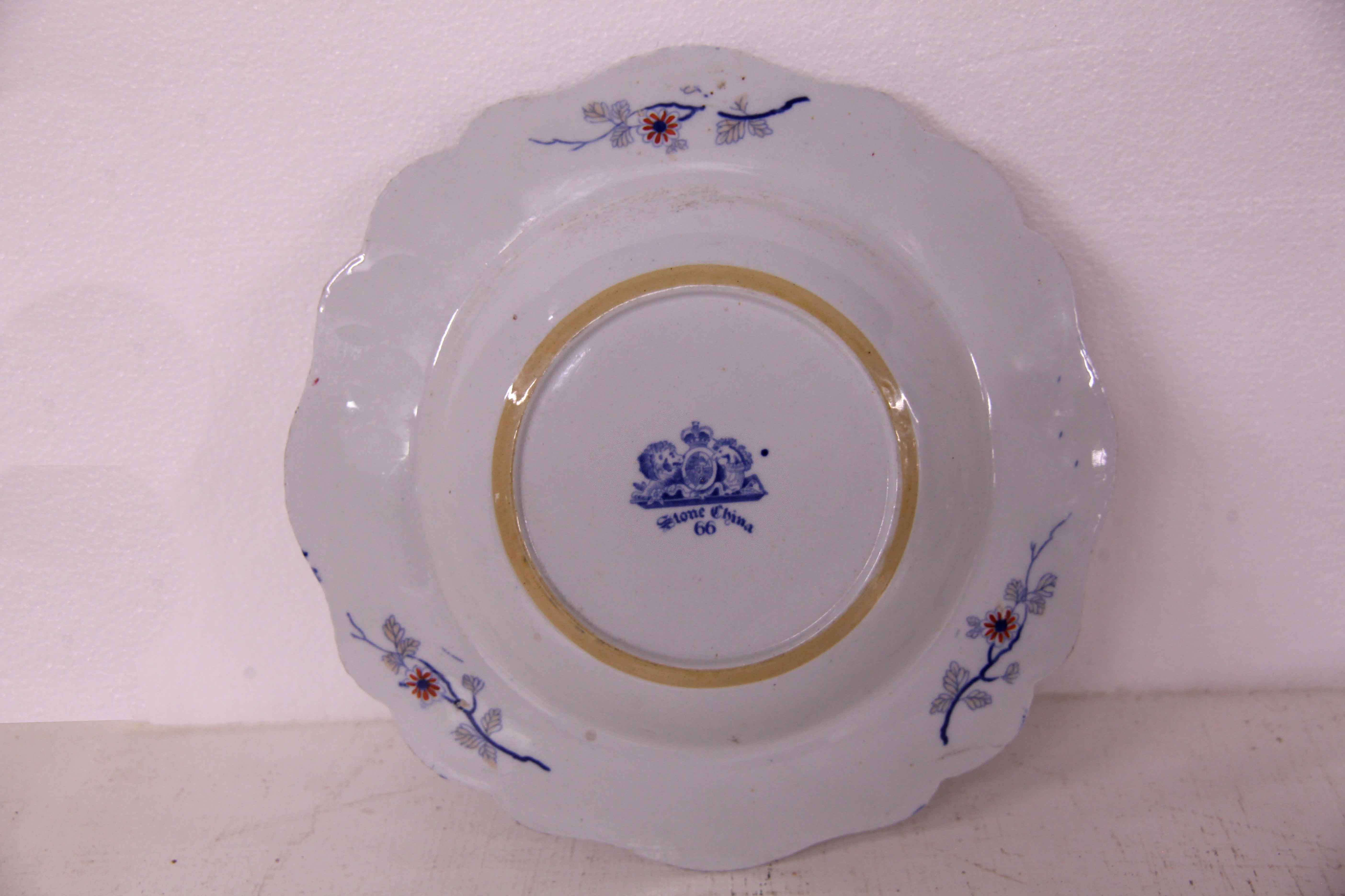 Pair of English Ironstone Soup Plates For Sale 3
