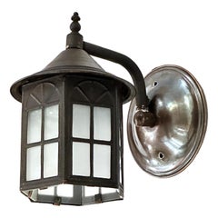 Pair of English Lantern Sconces
