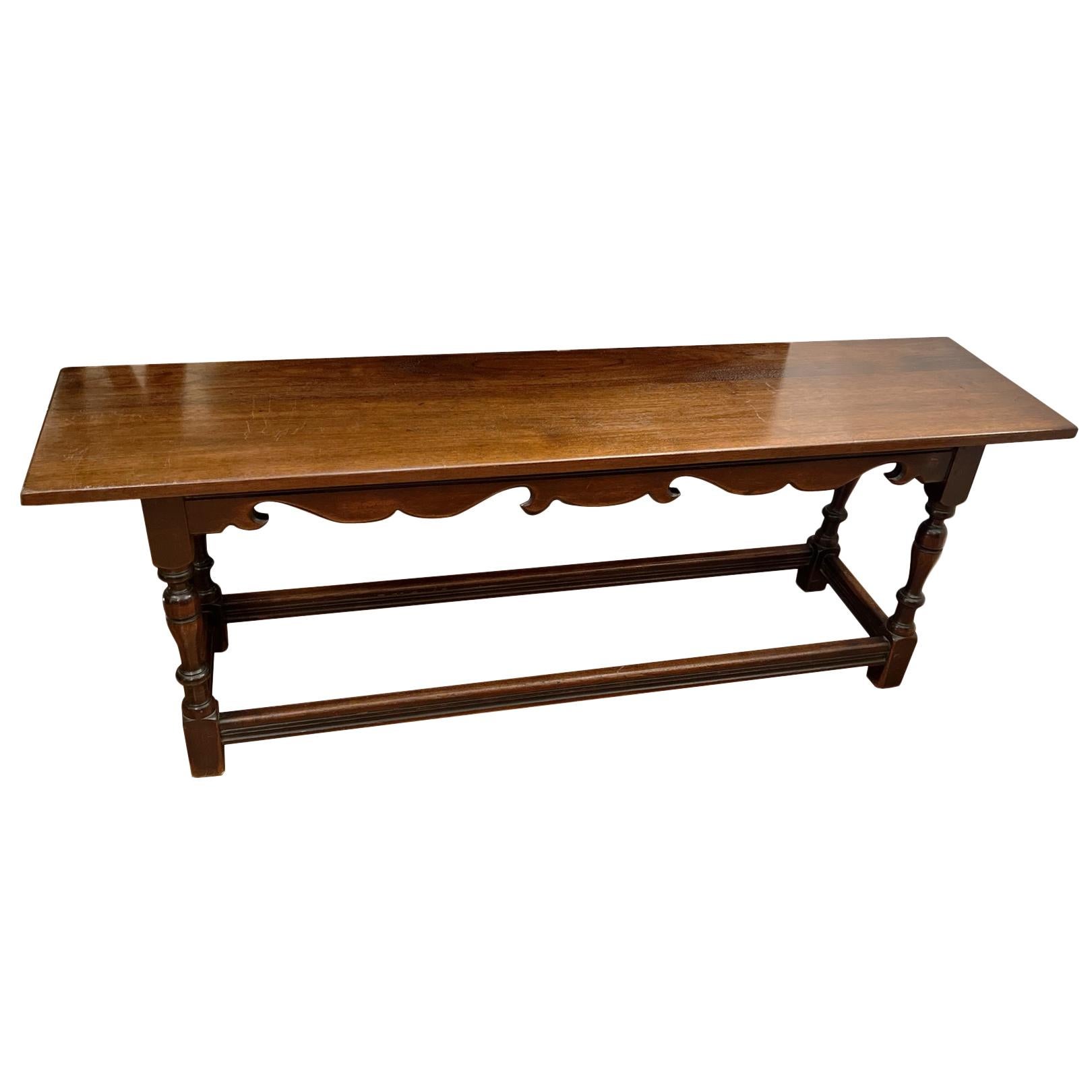 Pair of English Long Benches, Sold Individually