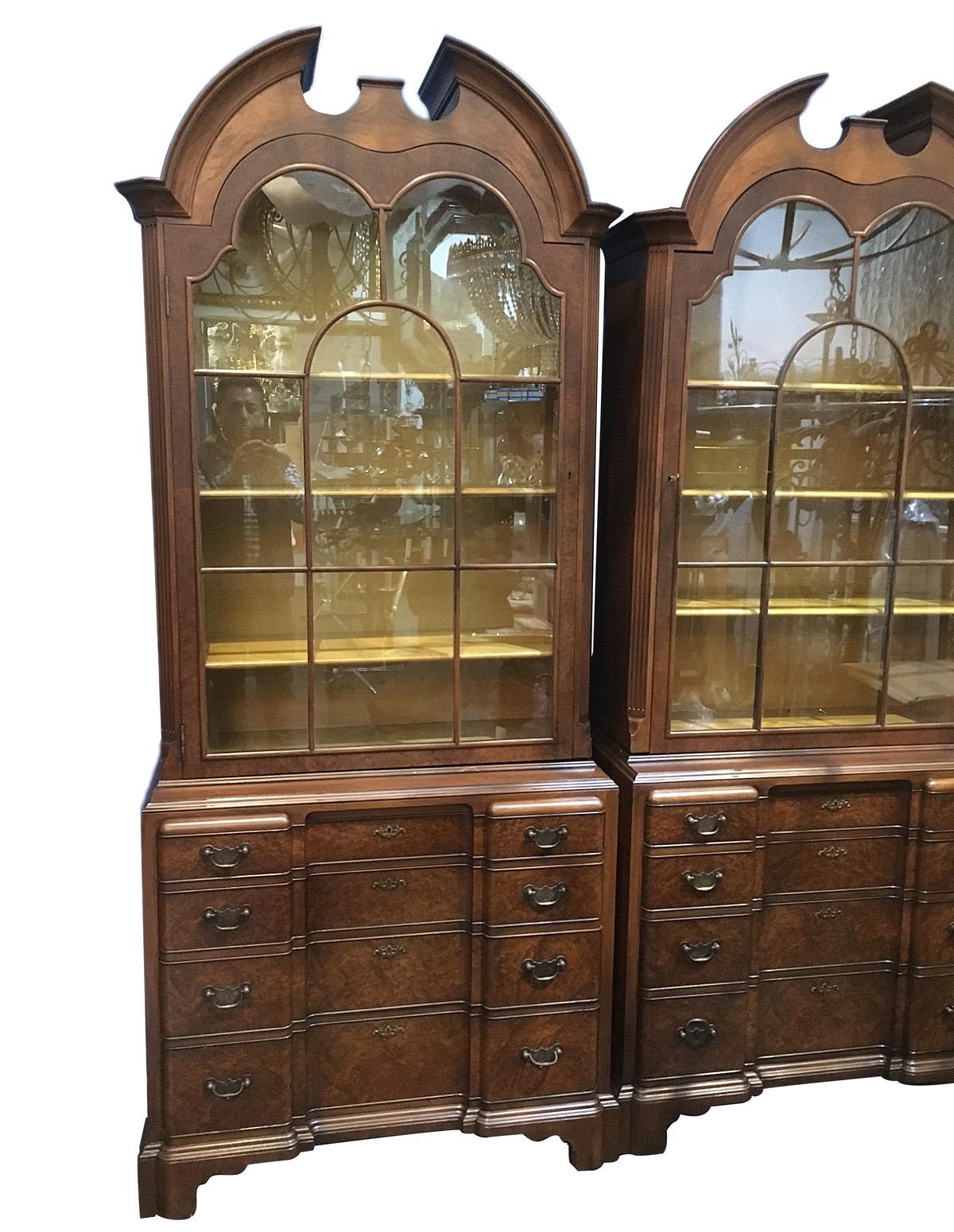 Pair of English Mahogany Cabinets, Sold as a Pair For Sale 2