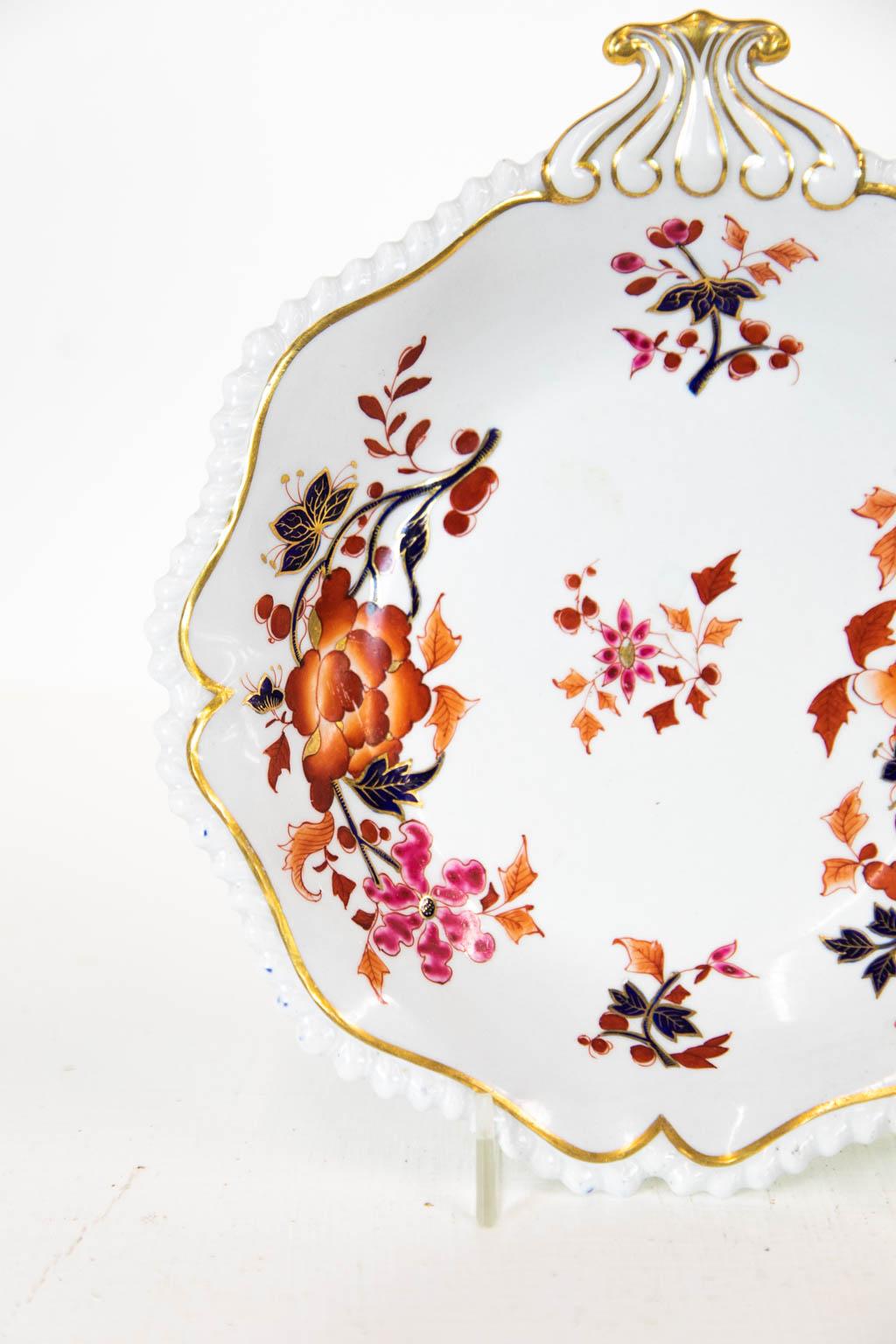 This pair of Minton's dishes is in mint condition.