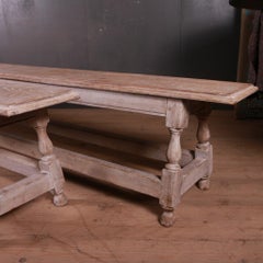 Pair of English Oak Benches