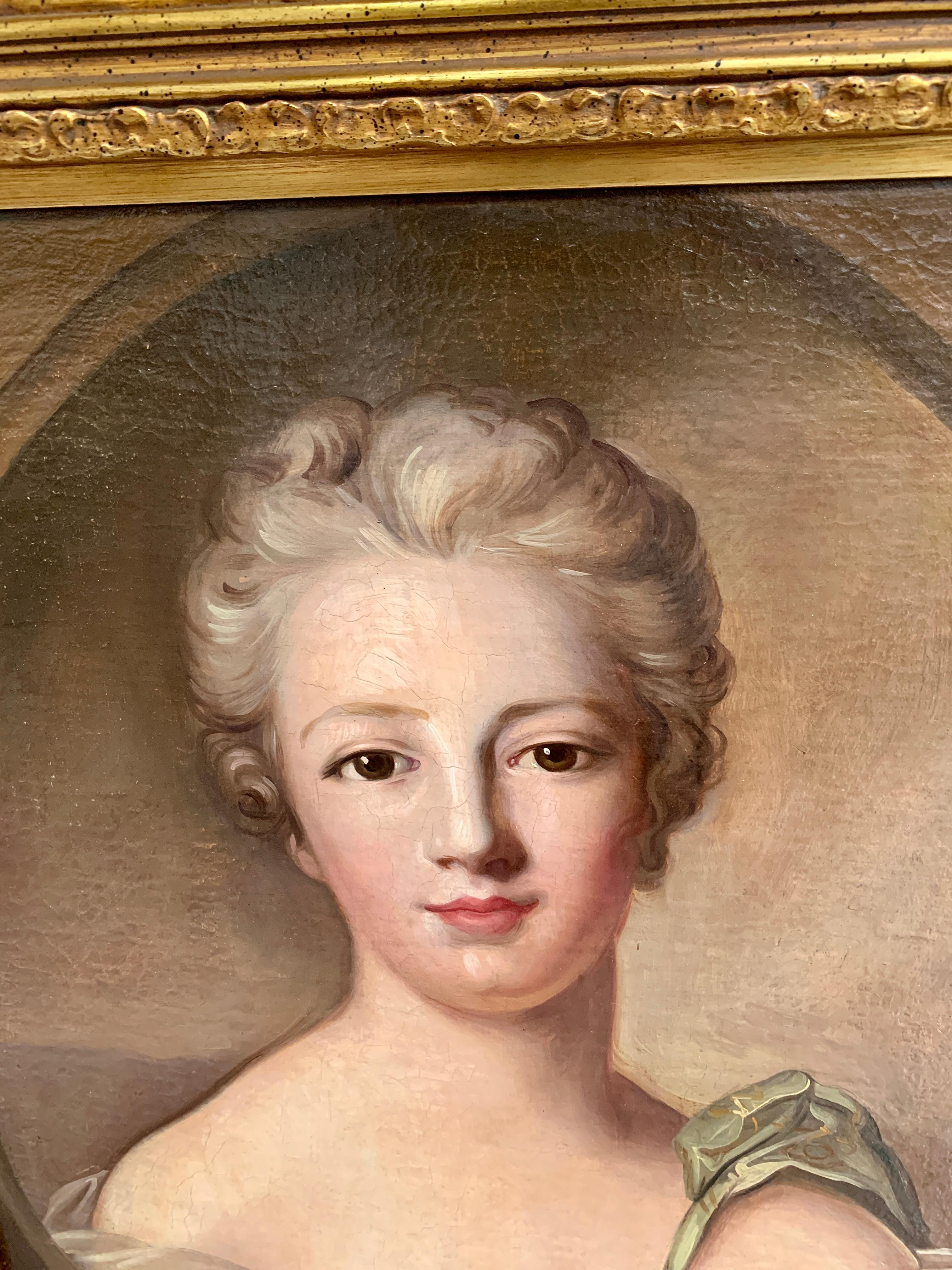 Pareja de óleos ingleses sobre lienzo, 