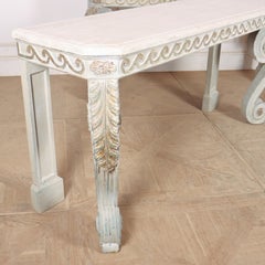 Coppia di tavolini inglesi dipinti