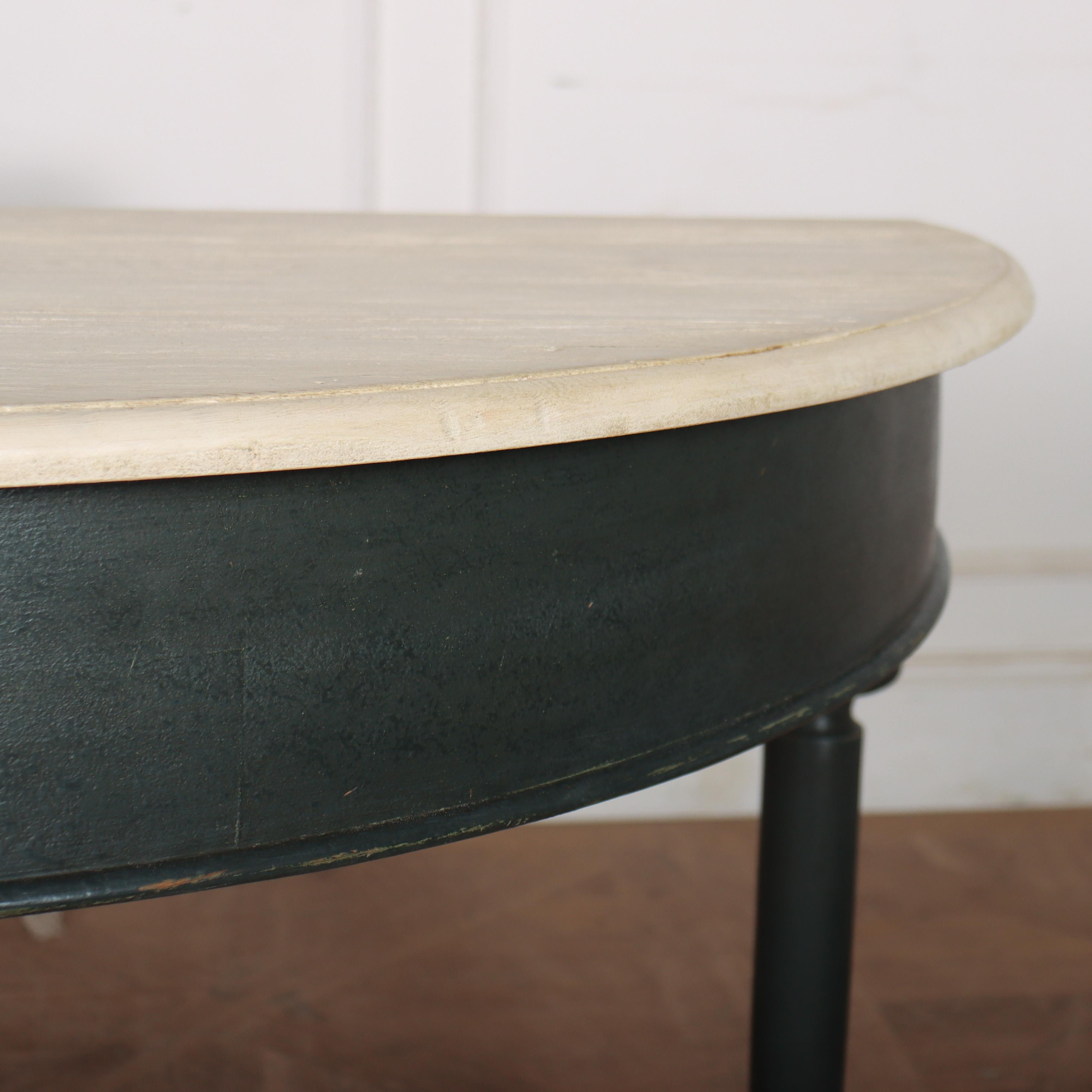 19th Century Pair of English Painted Console Tables For Sale