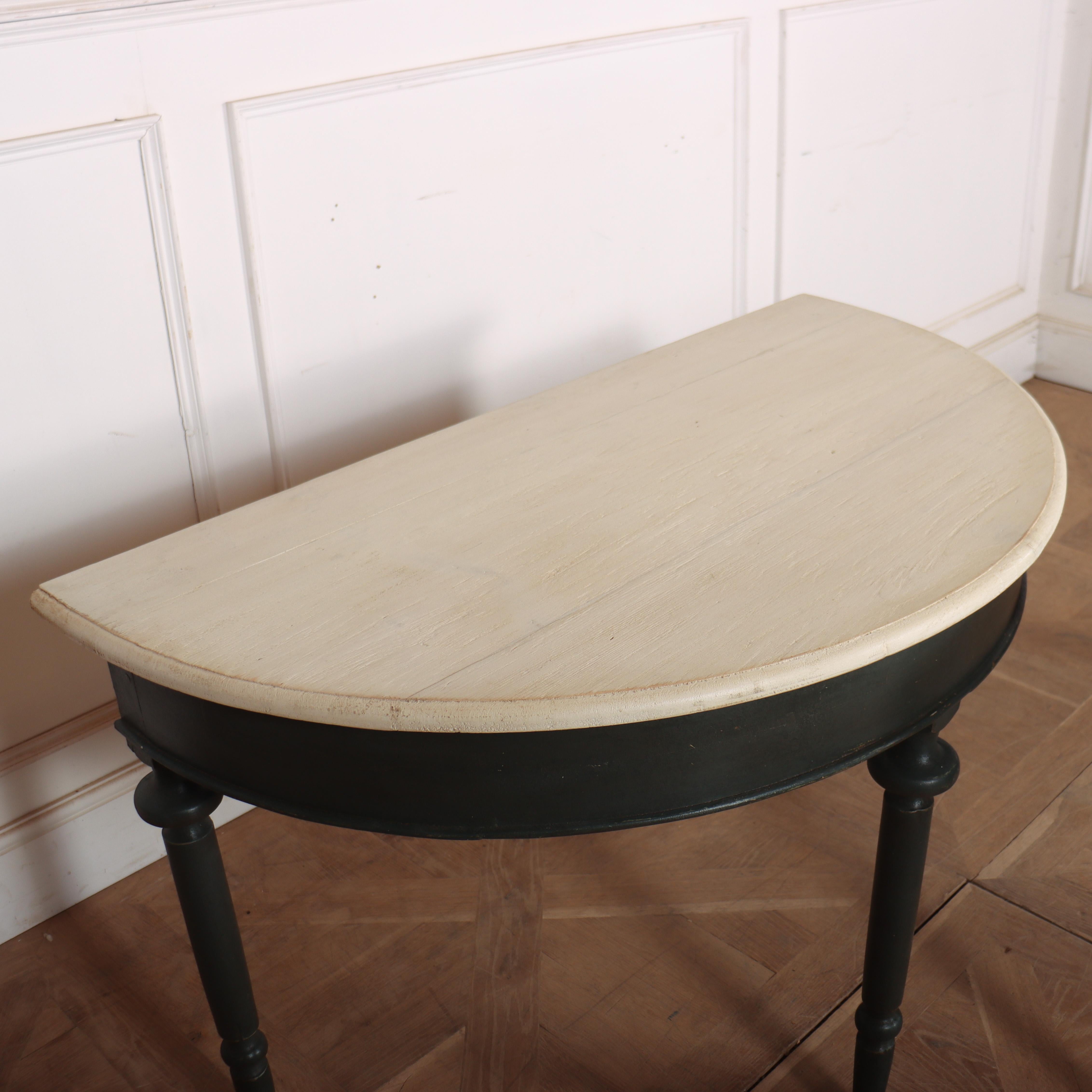 Pair of English Painted Console Tables For Sale 2