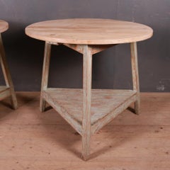 Pair of English Painted Cricket Tables