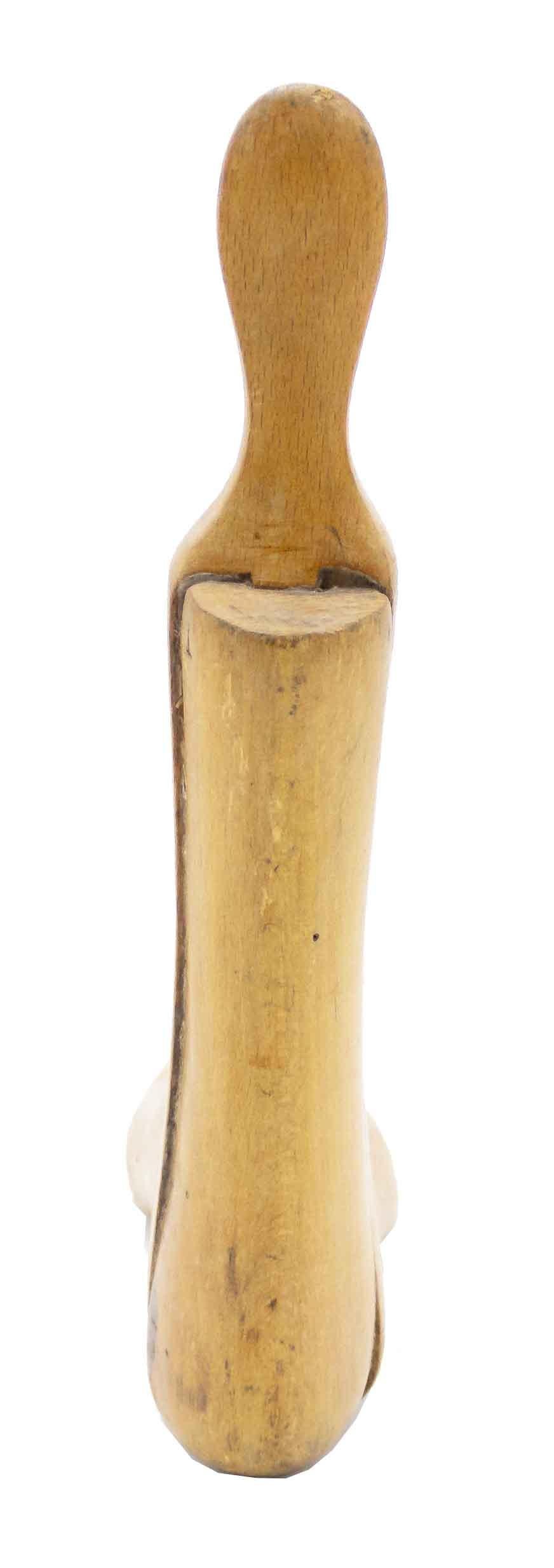 Hand-Crafted Pair of English Pine Boot Shoe Trees For Sale