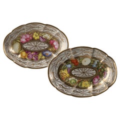 Paar englisches Porzellangeschirr, Coalport, um 1820