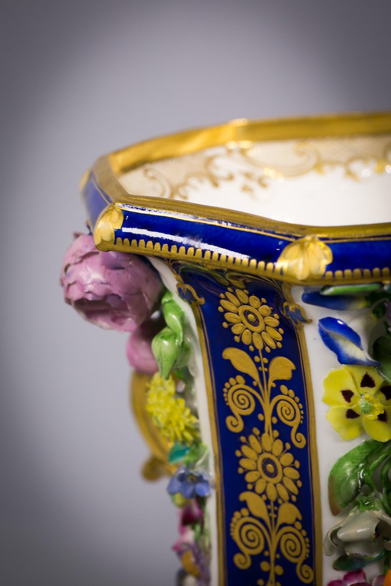 Pair of English Porcelain TwoHandled Vases, circa 1835 For Sale at 1stDibs