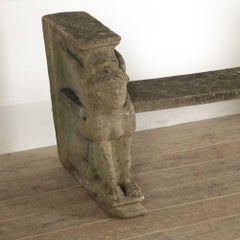 Pair of English Reconstituted Stone Garden Benches