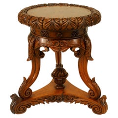 Pair of English Regency/Anglo-Indian Rosewood Taborets