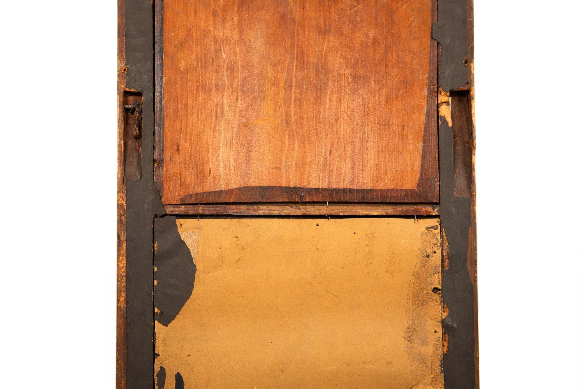 Coppia di specchi da molo a pannello dipinti in stile classico della Reggenza inglese, 1810 ca. in vendita 11