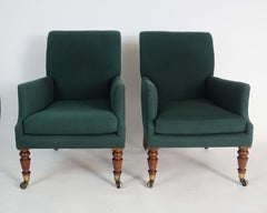 Pair of English Regency Bergères, Duke of Manchester, Kimbolton Castle