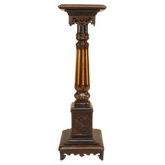 Pair of English Regency Column Pedestals