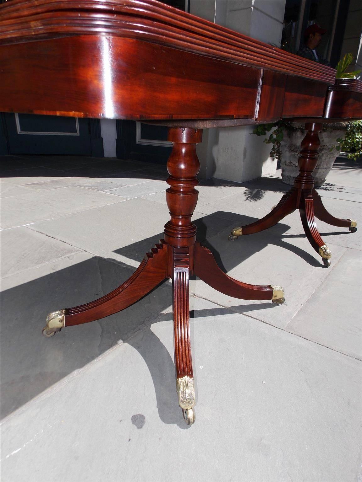 Pair of English Regency Mahogany and Cross Banded Kingwood Card Tables, C. 1815 For Sale 3