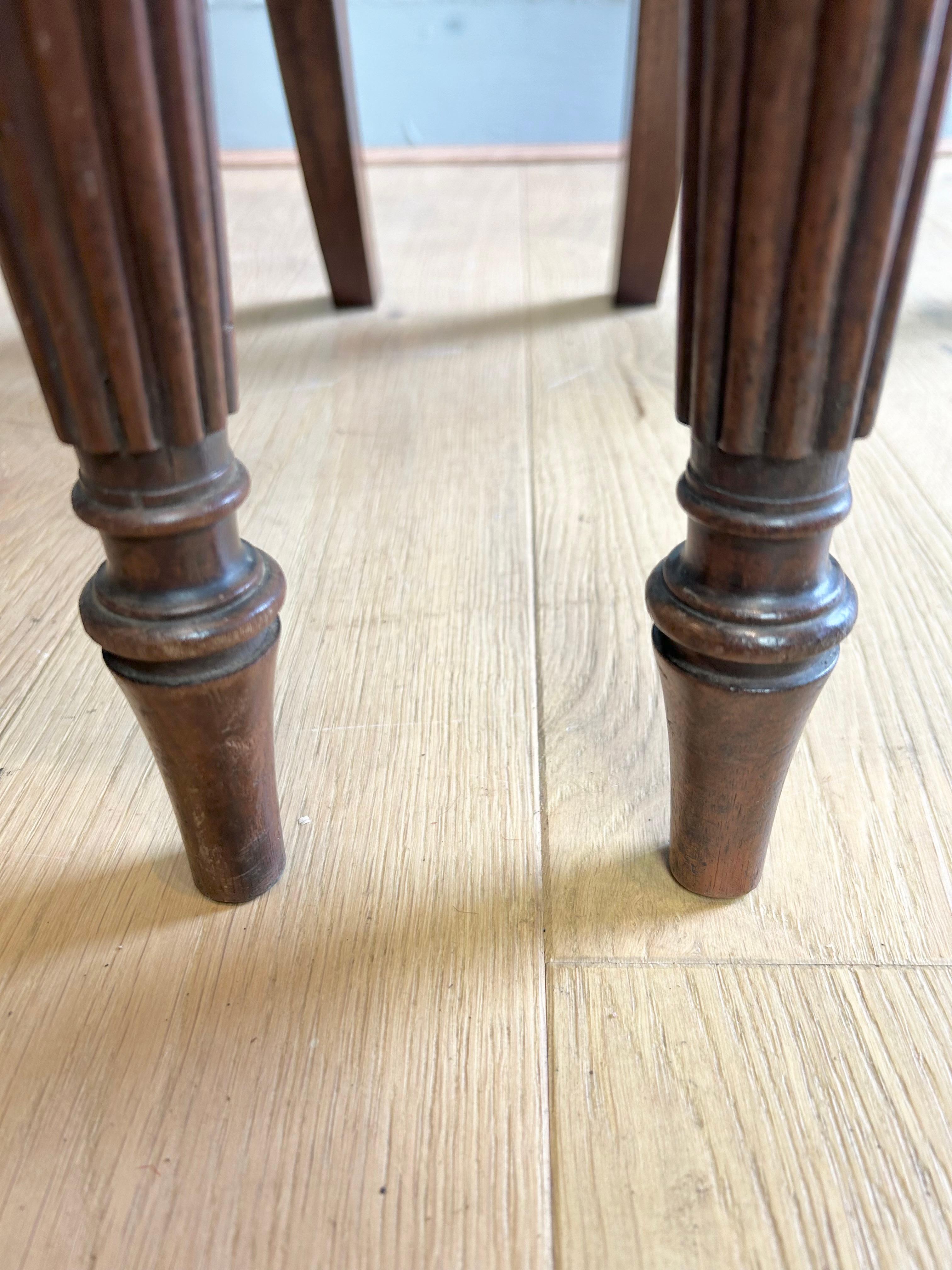 Pair of Gillows Regency hall chairs  For Sale 2