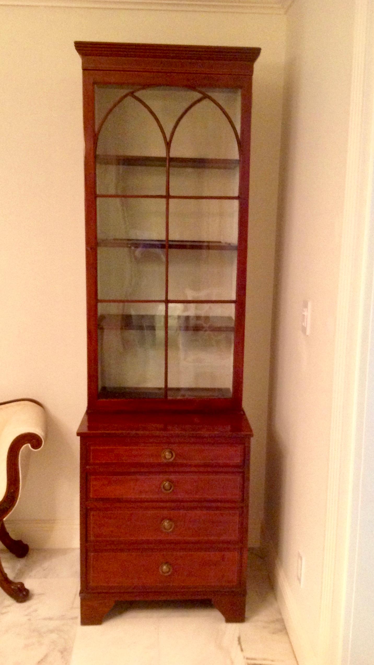 Pair of English Regency Period Bookcases 3