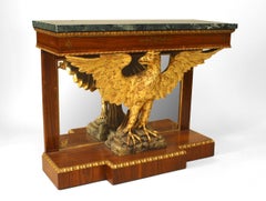 Pair of English Regency Style Console Tables