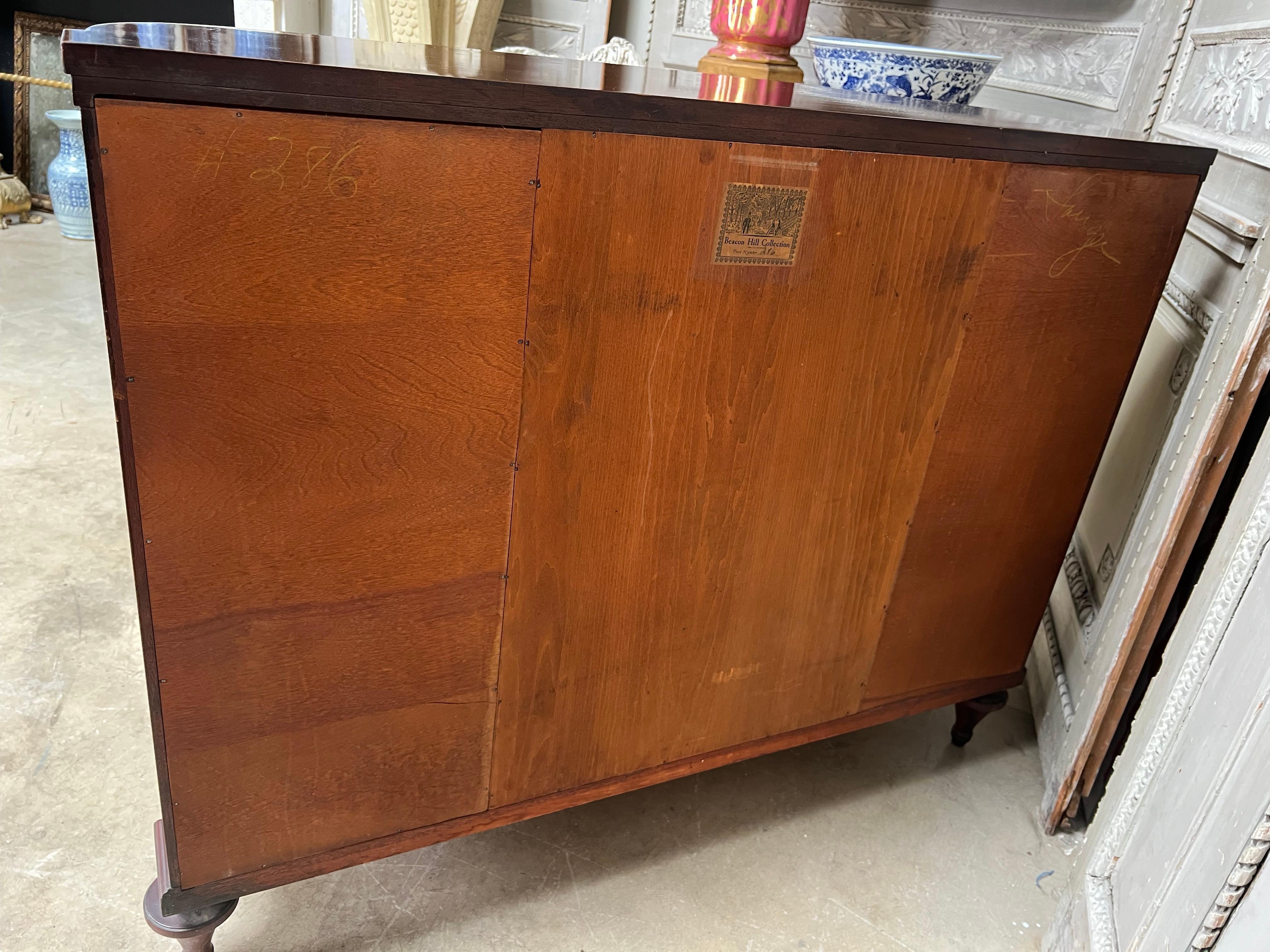 Pair of English Regency Style Mahogany Buffets For Sale 9