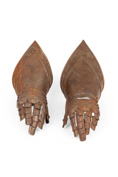 Pair of English Renaissance Style Armor Gauntlet Gloves