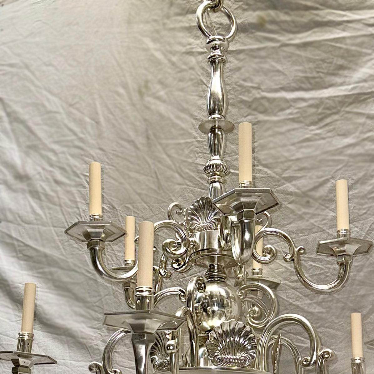 Pair of English Shell Chandeliers, Sold Individually For Sale 3