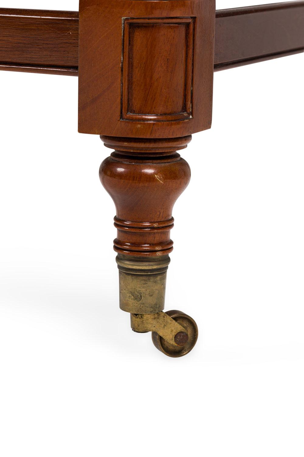 Pair of English Sheraton style 3 Tier Center Table For Sale 4