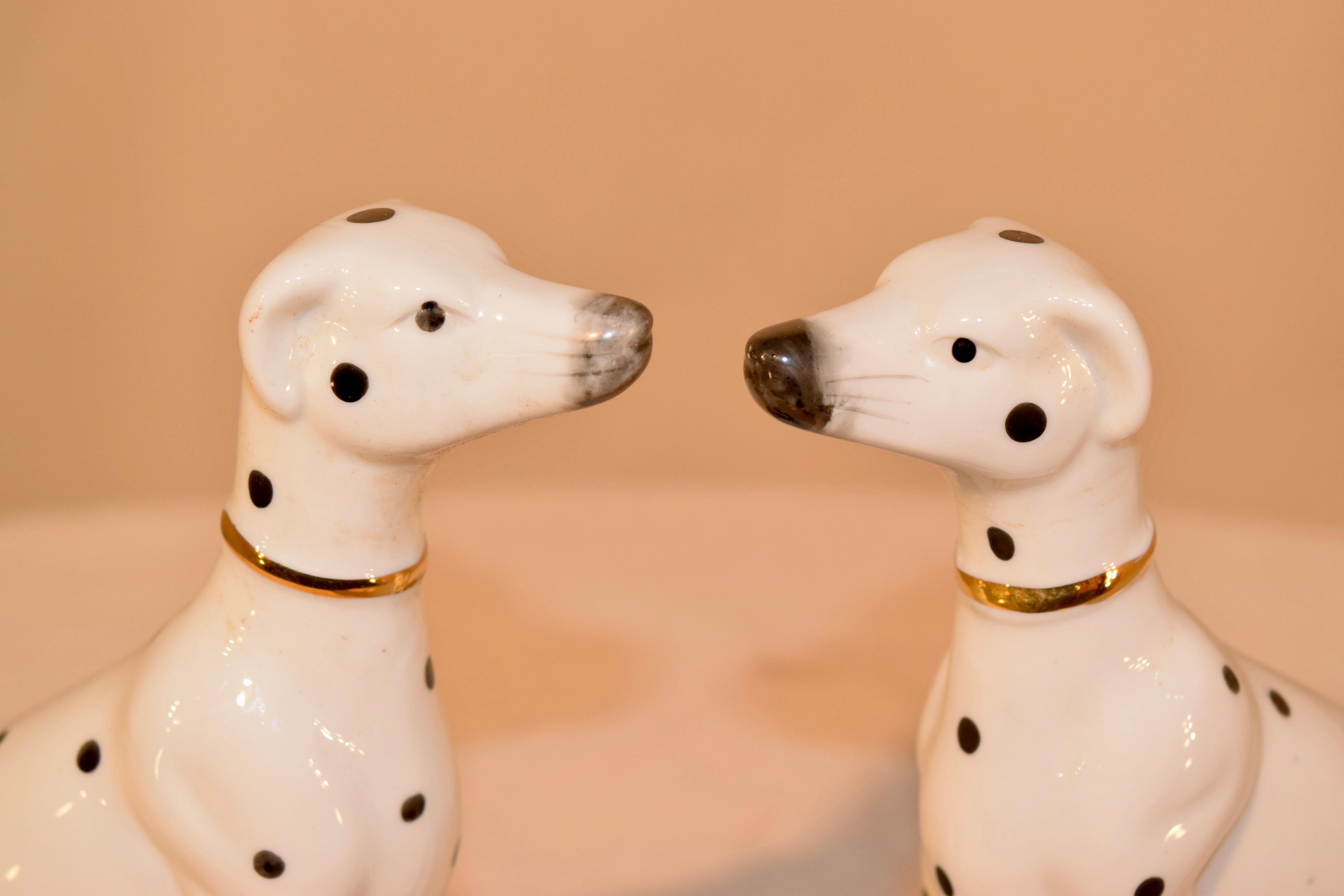 fitz and floyd dalmatian bookends