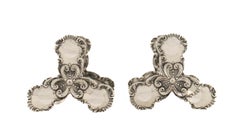 Pair of English Sterling Silver Knife Rests