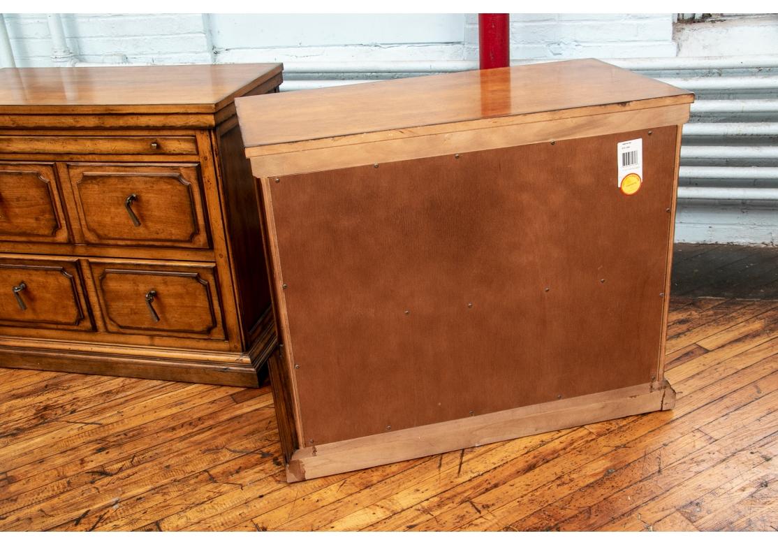 Metal Pair of English Style Chests by Century Furniture For Sale