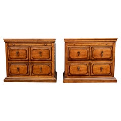 Vintage Pair of English Style Chests by Century Furniture