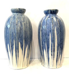 Pair of English Sylva Stoneware Vases