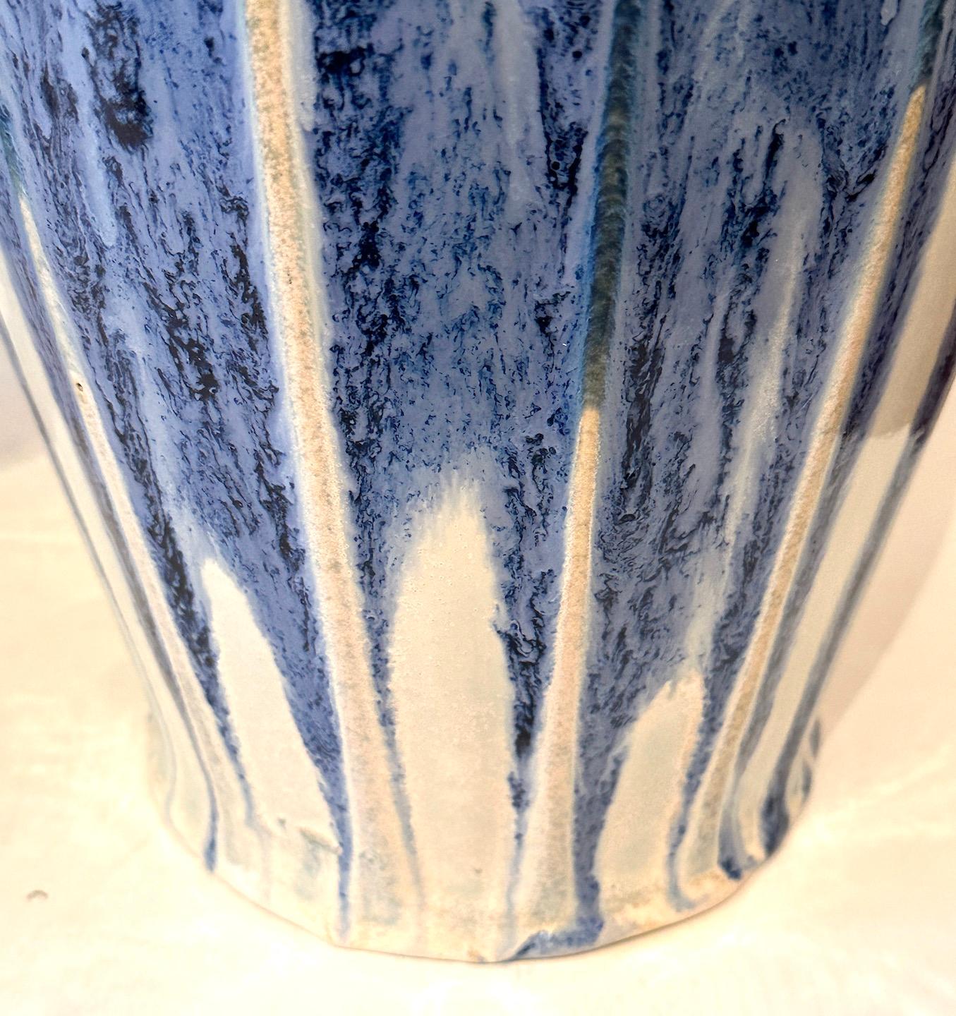 Grès porcellanato Coppia di vasi inglesi in gres Sylva in vendita