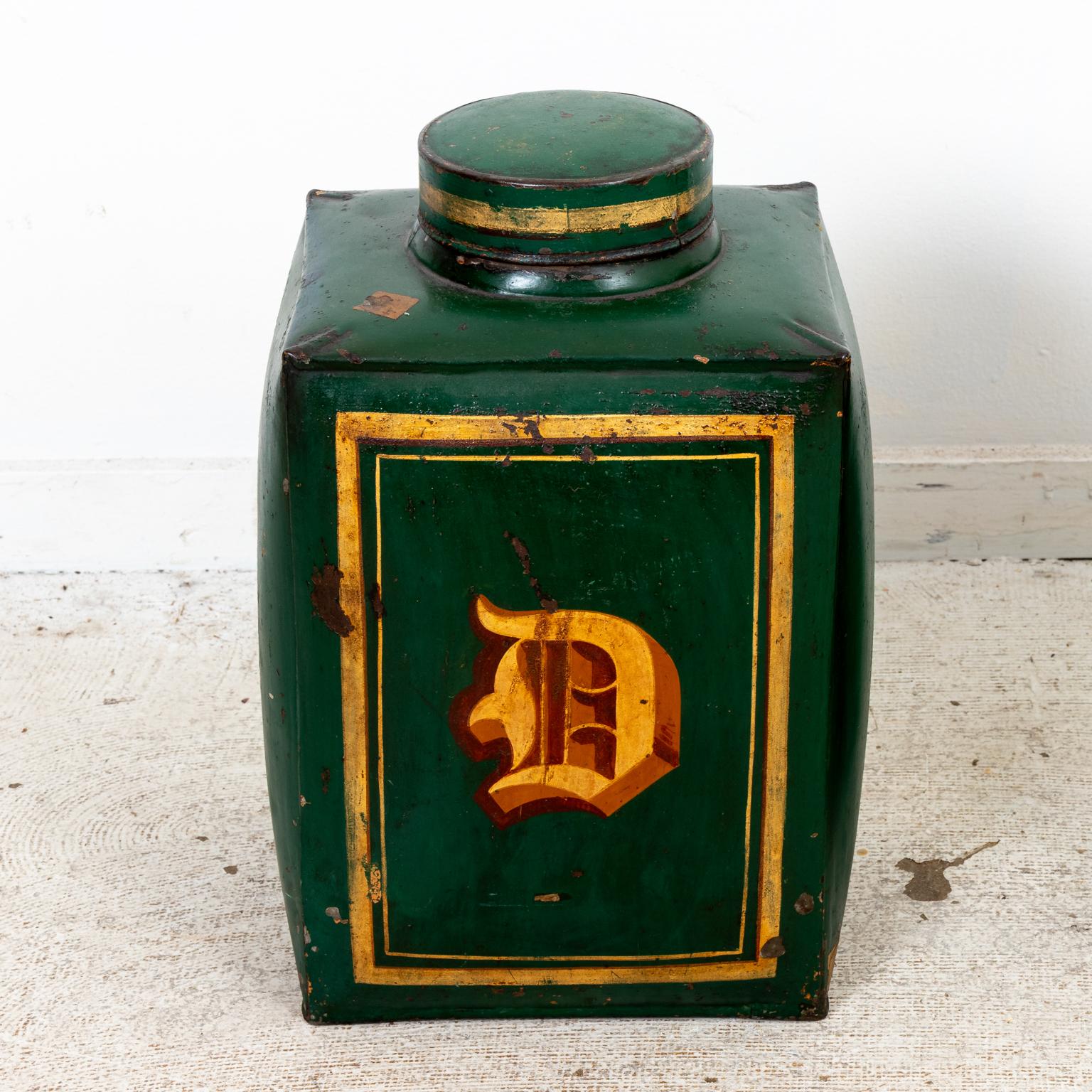 Pair of English Tea Canisters 19th Century For Sale 3