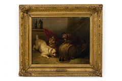 Pair of English Victorian Dog Paintings by EDWIN LANDSEER