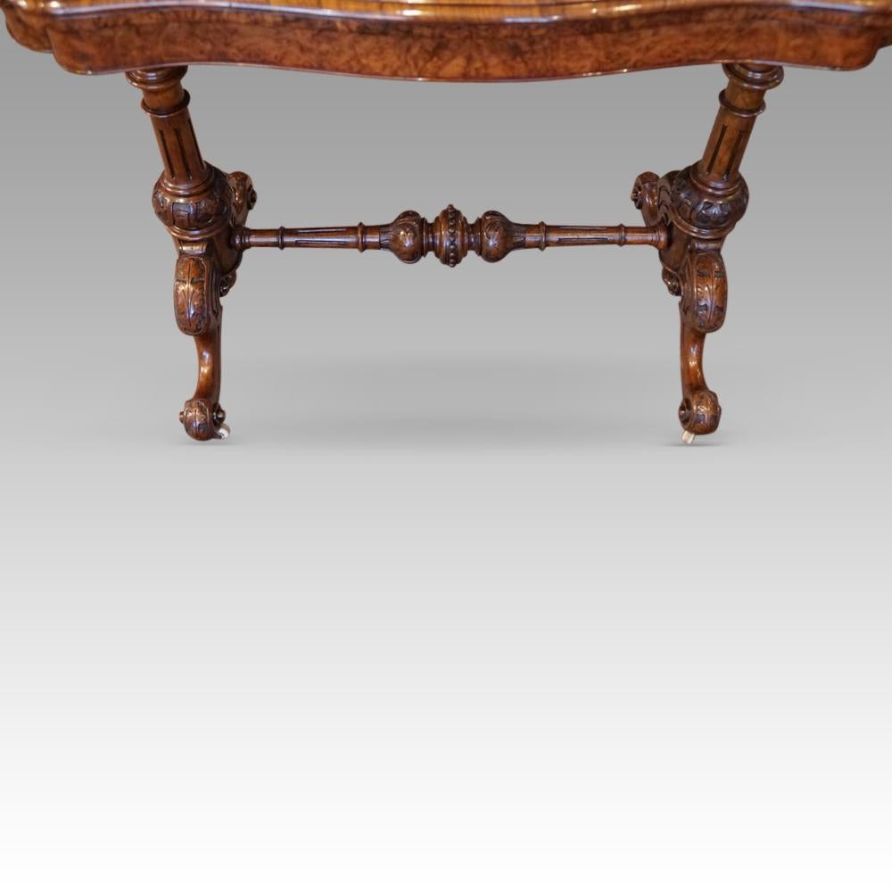 Pair of English Victorian Inlaid Walnut Card-Tables, circa 1865 For Sale 11